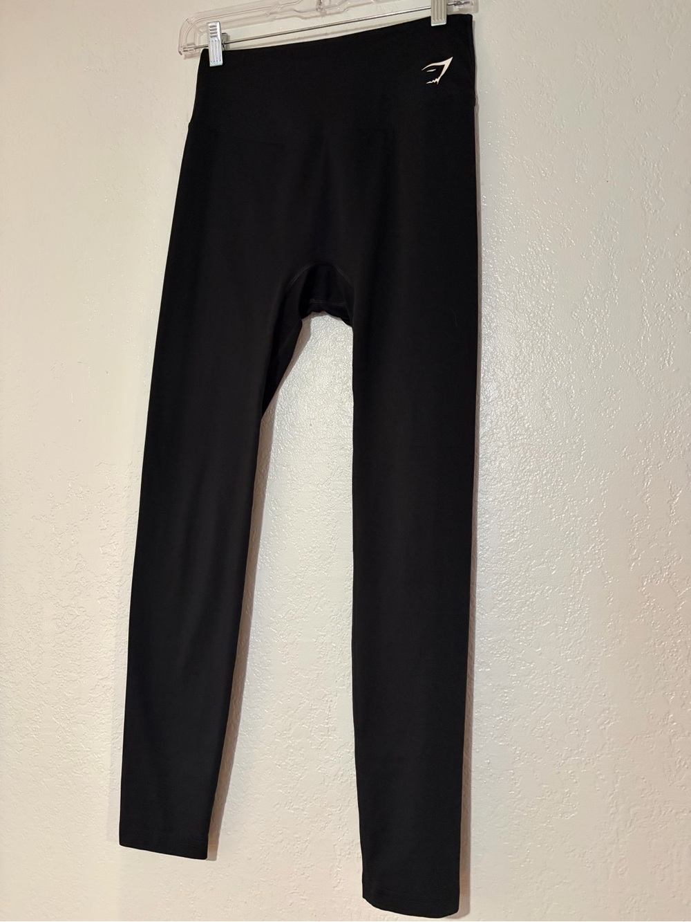 Gymshark  Black High-Rise Leggings no front seam 7/8 length
